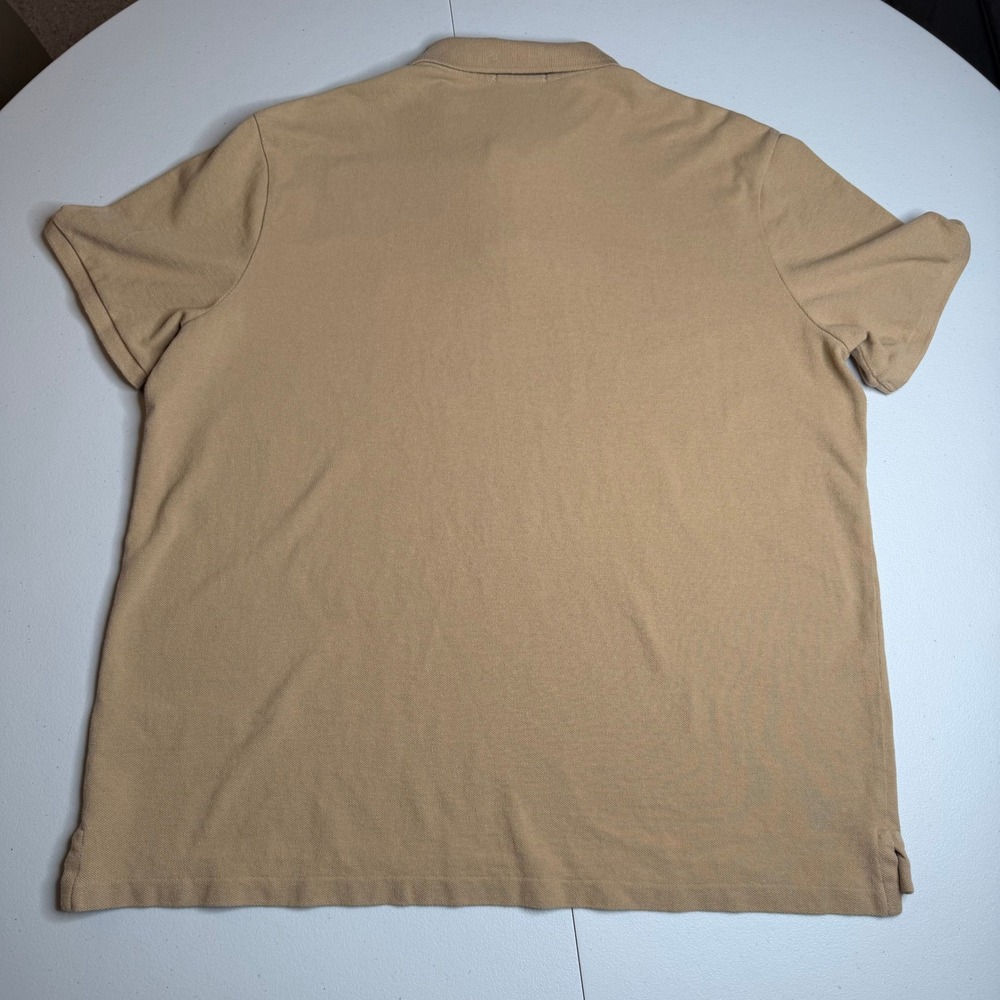 Polo Ralph Lauren Mens XL Classic Fit Tan Cotton Pique Short Sleeve Polo Shirt - Picture 10 of 15